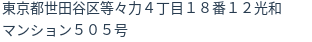 住所(登記所在地)