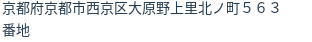 住所（登記所在地）