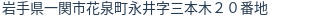 住所(登記所在地)