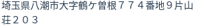 住所(登記所在地)