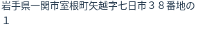 住所（登記所在地）