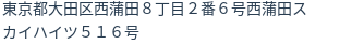住所(登記所在地)