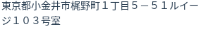 住所（登記所在地）
