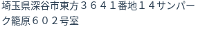 住所(登記所在地)