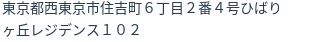 住所(登記所在地)