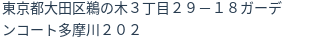 住所（登記所在地）