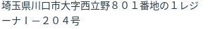 住所(登記所在地)