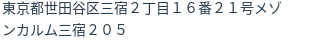 住所(登記所在地)