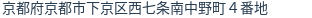 住所（登記所在地）