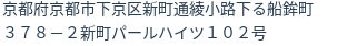 住所（登記所在地）