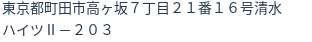 住所(登記所在地)