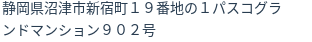 住所(登記所在地)