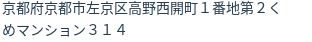住所（登記所在地）