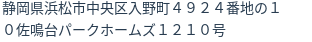 住所(登記所在地)