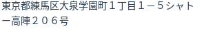 住所(登記所在地)