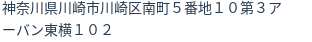 住所(登記所在地)