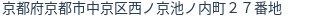 住所(登記所在地)