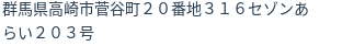 住所（登記所在地）