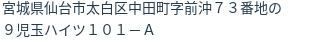 住所(登記所在地)