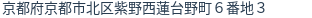 住所（登記所在地）