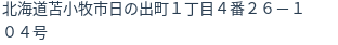 住所(登記所在地)