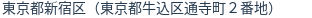 住所(登記所在地)