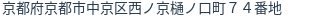 住所（登記所在地）