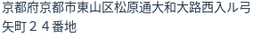 住所（登記所在地）