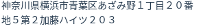 住所(登記所在地)