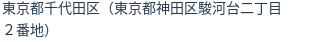 住所（登記所在地）