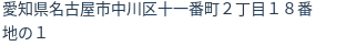 住所(登記所在地)