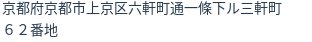 住所(登記所在地)