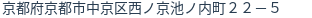 住所(登記所在地)