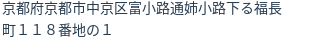 住所(登記所在地)