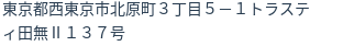 住所(登記所在地)