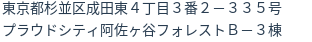 住所（登記所在地）