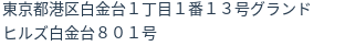 住所（登記所在地）