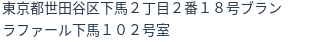 住所（登記所在地）
