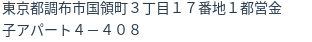 住所（登記所在地）