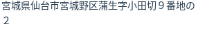 住所（登記所在地）
