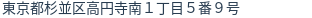 住所(登記所在地)