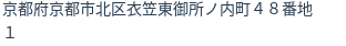 住所(登記所在地)