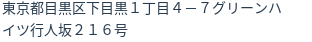 住所(登記所在地)
