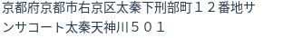 住所（登記所在地）