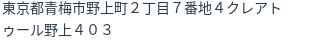 住所(登記所在地)