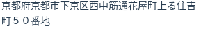 住所(登記所在地)