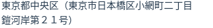 住所(登記所在地)