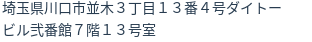 住所（登記所在地）