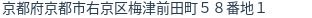 住所(登記所在地)