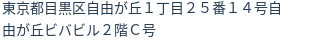 住所(登記所在地)
